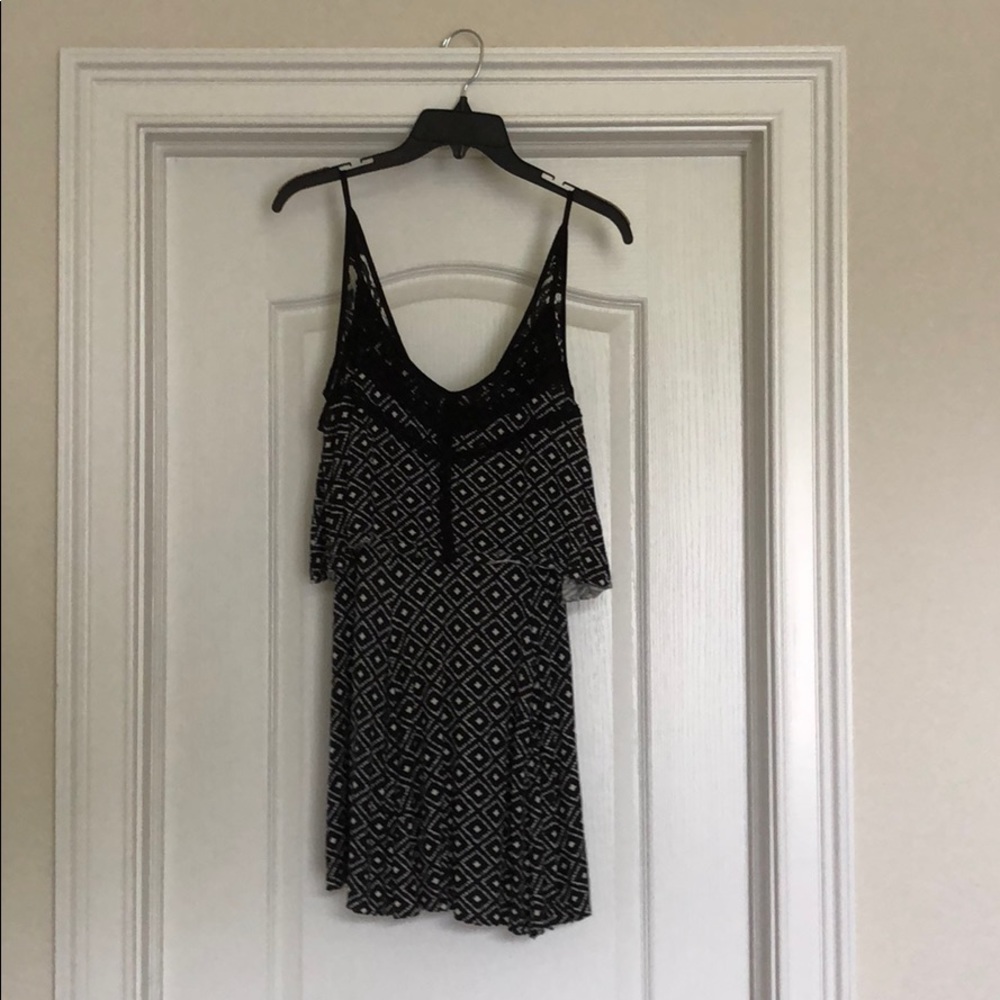 Black and white summer dress